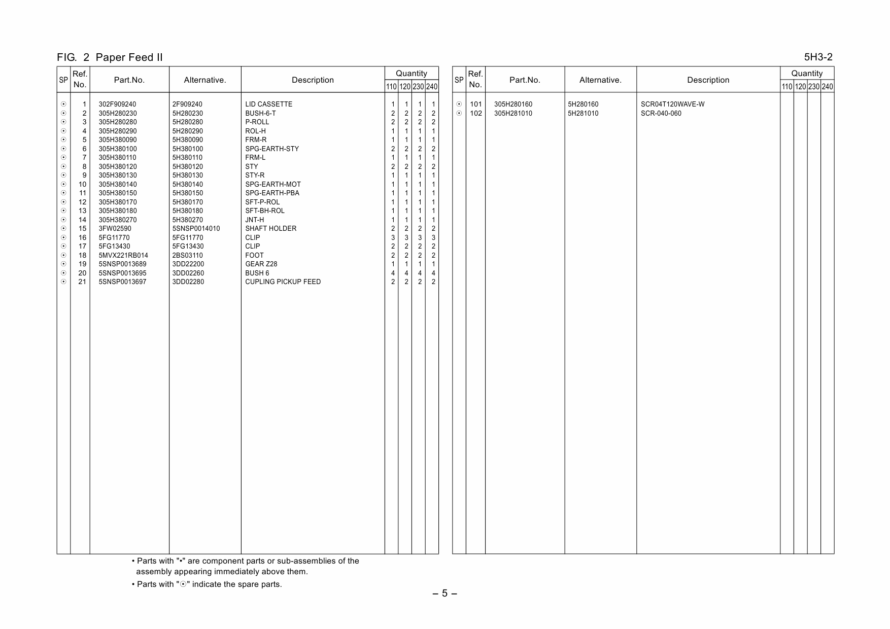 KYOCERA Options Paper-Feeder-PF-310 Extra-Tray Parts Manual-4